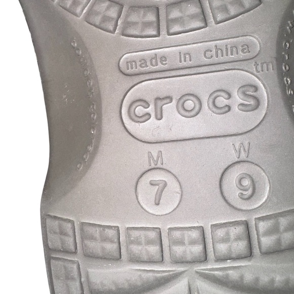 Crocs Lined camouflage slip on shoes women’s 9 men’s outdoor shoes size 7 - Picture 12 of 17